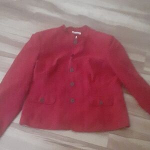 Dressbarn Vibrant Red Blazer